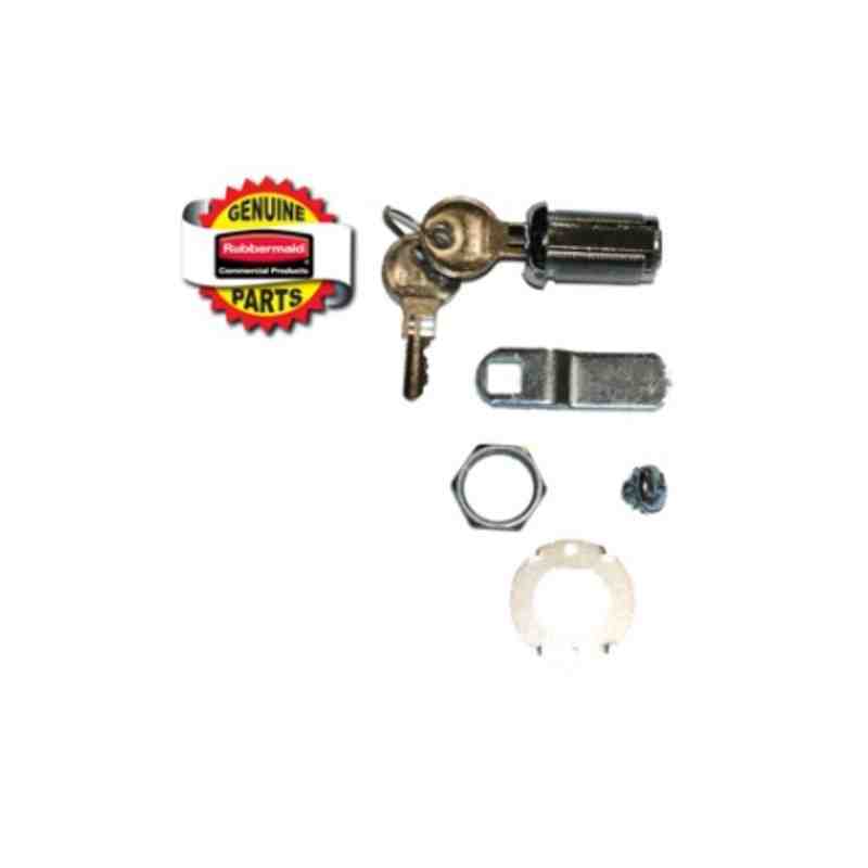 RUBBERMAID Special Made FG6191L10000 Part - Lock W/Key Set (2 Keys) For Hk Cart - [DefendUse.com] - FG6191L10000 - Rubbermaid Sp