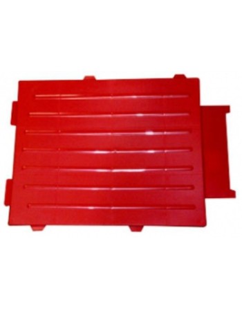 RUBBERMAID Special Made FG4530L2RED Part - Medium Back Panel - Red - [DefendUse.com] - FG4530L2RED - Rubbermaid Special Made