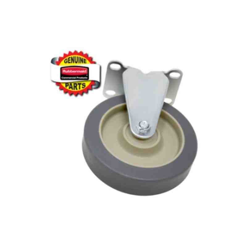 RUBBERMAID Special Made FG4546L20000 Part - Rigid Caster 5" 200lb Cap - [DefendUse.com] - FG4546L20000 - Rubbermaid Special Made