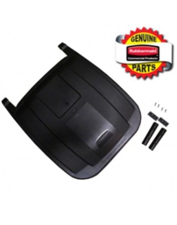 RUBBERMAID Special Made FG9W27L2BLA Part - Rollout 50G Lid/Handle(Fits Old Style)- Black - [DefendUse.com] - FG9W27L2BLA - Rubbe