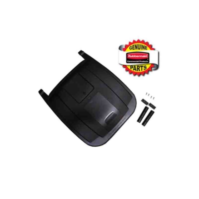 RUBBERMAID Special Made FG9W27L2BLA Part - Rollout 50G Lid/Handle(Fits Old Style)- Black - [DefendUse.com] - FG9W27L2BLA - Rubbe