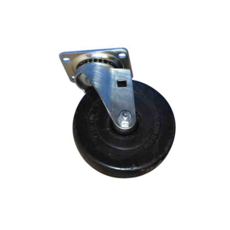 RUBBERMAID Special Made FG25533 Part - Soft Rubber Swivel Caster 5"Quiet - [DefendUse.com] - FG25533 - Rubbermaid Special Made