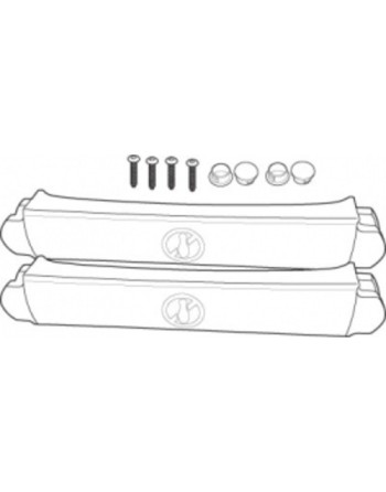 RUBBERMAID Special Made FG7806L1PLAT Part - Spanner Bar Kit(2/pk) - Platinum - [DefendUse.com] - FG7806L1PLAT - Rubbermaid Speci