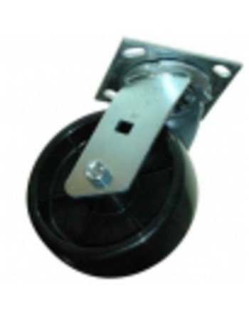 RUBBERMAID Special Made FG1054L40000 Part - Swivel 6" Caster Kit - Polyolefin w/Hardware - [DefendUse.com] - FG1054L40000 - Rubb