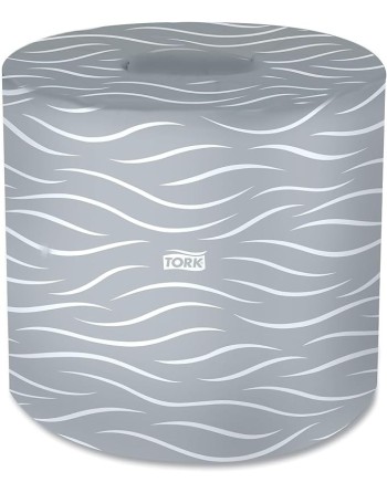 Tork 2465120 Septic Safe Toilet Paper White, Embossed for Comfort, 2-ply, 450 Sheets per Roll, 48 Rolls - [DefendUse.com] - 2465