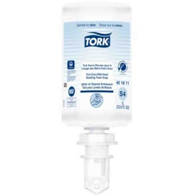 Tork 401811 Extra Mild Hand Washing Foam Soap, 1 L, 1/CS/6 - [DefendUse.com] - 401811 - Tork CA: Tork – Global No 1