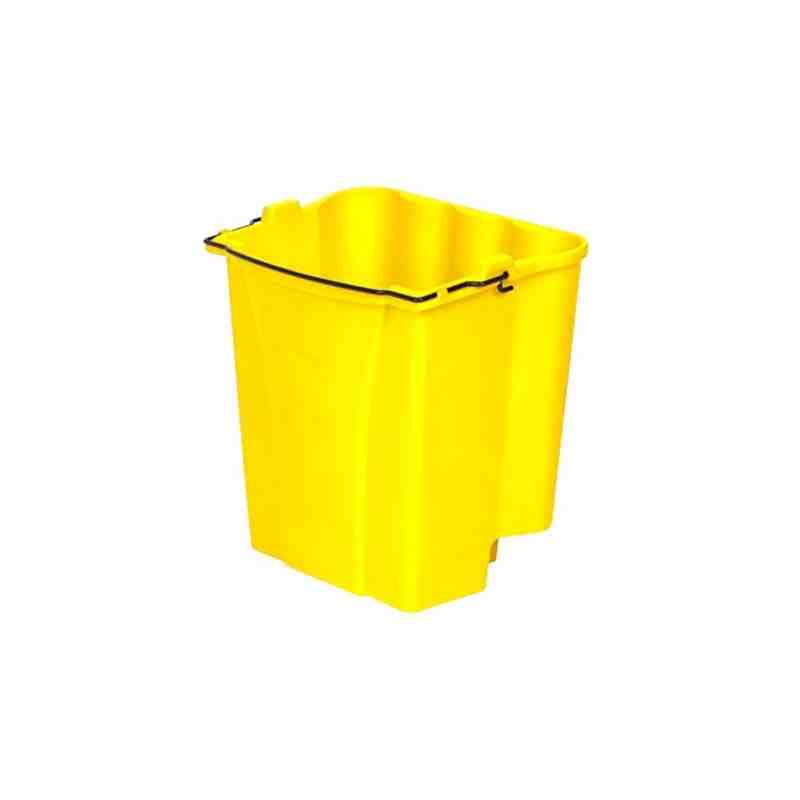 RUBBERMAID FG9C7400YEL Mop Buckets - Optional Dirty Water Buckets - [DefendUse.com] - FG9C7400YEL - Rubbermaid Commercial Cleani