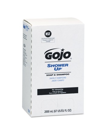 Gojo 7230-04 Shower Up Soap and Shampoo, 2000 Ml Refill, 4-Pack - [DefendUse.com] - 7230-04 - Home