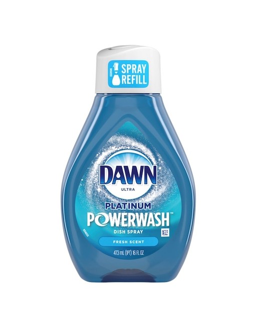 Dawn 37000-52366 Platinum Powerwash Spray Fresh Scent Refill, Case of 6/473ml - [DefendUse.com] - 37000-52366 - Dawn® Dish Soap 