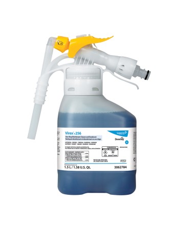 Diversey 3062784 Virex II 256, Disinfectant, Case of 2/1.5-L - [DefendUse.com] - 3062784 - Diversey Holdings Cleaners