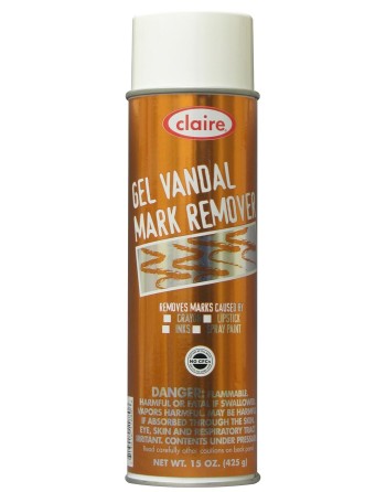 Claire C-880 15 Oz. Gel Vandal Mark Remover Aerosol Can (Case of 12) - [DefendUse.com] - C-880 - Claire Disinfectant