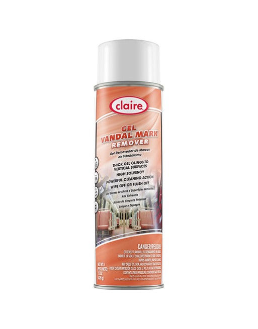 Claire C-880 15 Oz. Gel Vandal Mark Remover Aerosol Can (Case of 12) - [DefendUse.com] - C-880 - Claire Disinfectant