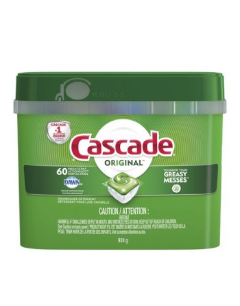 Cascade 3700089620 Cascade® Complete®Action Pacs Dishwasher Detergent Fresh Scent 60 Count, Case of 6 - [DefendUse.com] - 37000-