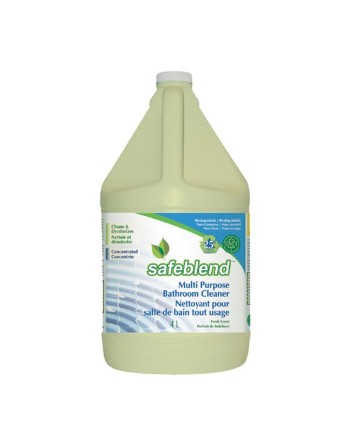 Safeblend® BCFRG04 Bathroom Cleaner, Clear, Fresh Scent, 4L, 4 Jugs/Case, Made In Canada - [DefendUse.com] - BCFRG04 - Home