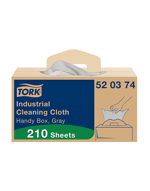 TORK 520374 Industrial Cleaning Cloth, Handy Box, 210/case - [DefendUse.com] - 520374 - Tork CA: Tork – Global No 1