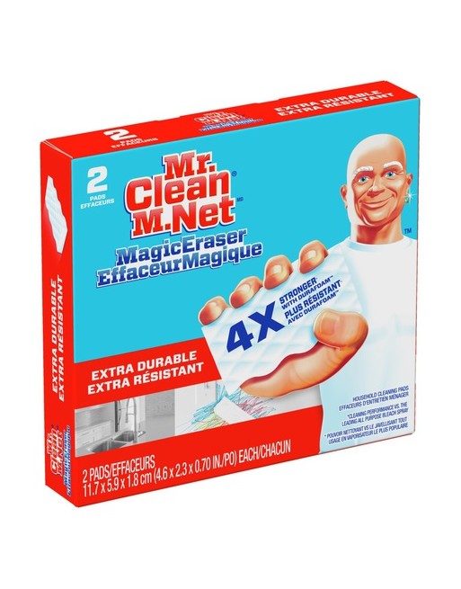 Mr.Clean 37000-04249 Magic Eraser Extra Power, 2 Pack, Case of 32 - [DefendUse.com] - 37000-04249 - Mr. Clean® Cleaners