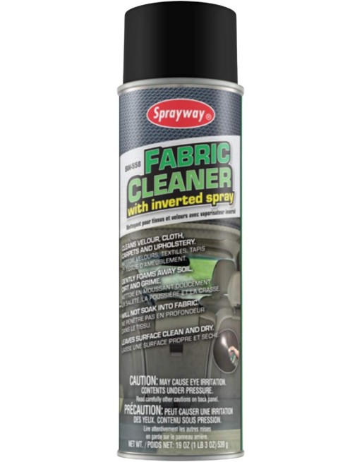 SPRAYWAY SW558 Fabric Cleaner with Inverted Spray, Format: 20 oz., Case of 12 - [DefendUse.com] - SW558 - Sprayway