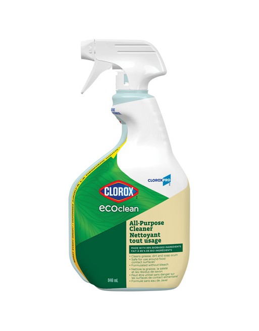 Clorox  55937 CloroxPro™ Clorox™ EcoClean All-Purpose Cleaner, 946 ml, Trigger Bottle - [DefendUse.com] - 55937 - Clorox® Cleani