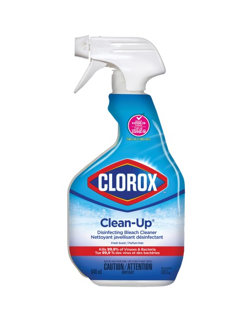 Clorox 58251 Clean-Up Disinfecting Cleaner With Bleach, Ready To Use, 946ml, Case of 9 - [DefendUse.com] - 58251 - Clorox® Clean