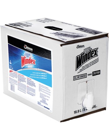 SC JOHNSON 10019800707580 Windex® Glass Cleaner with Ammonia-D®, Bag Container Size: 5 gal. - [DefendUse.com] - 10019800707580 -