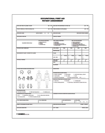 SEE693 | Patient Assessment Chart