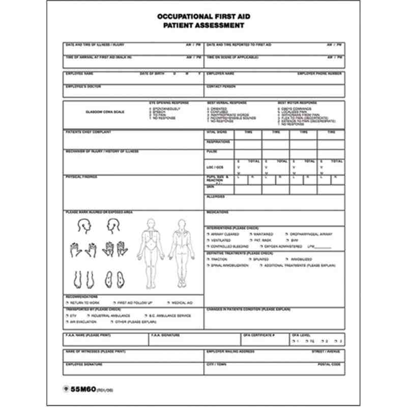 SEE693 | Patient Assessment Chart