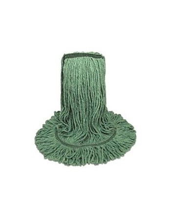 Wet Mop - Synthetic Looped End NB 24oz - Green 12 Per Pack, Price Per EA - [Cleaning Supplies Canada Discounts] - 3092G - [Defen