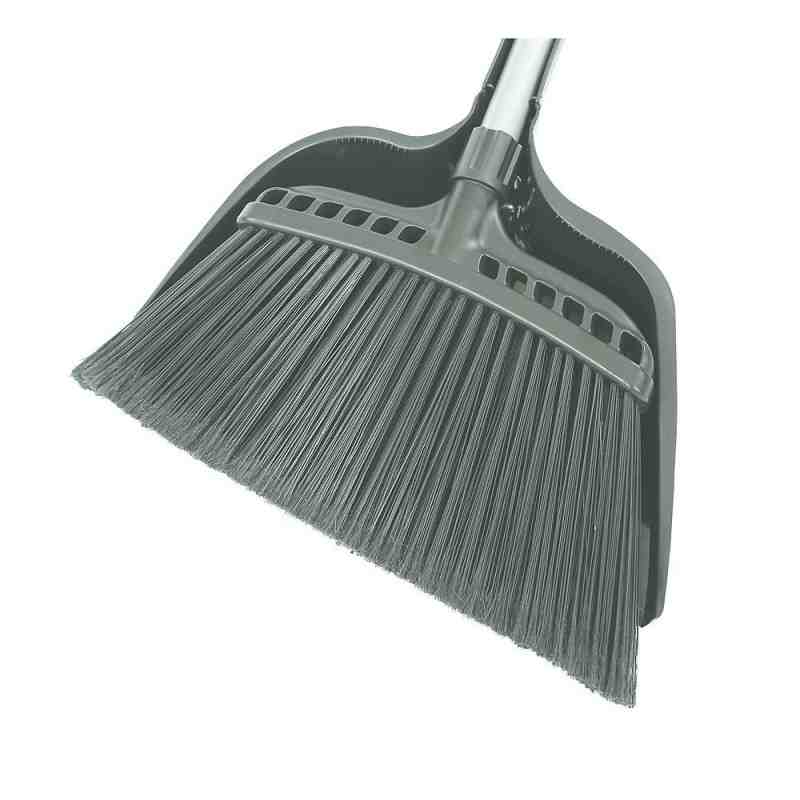 GLOBE Jumbo 16 Inch Commercial Angle Broom - Jumbo Angle Broom With 15 Inch Dustpan Combo - [DefendUse.com] - 4007 - Brooms & Ac