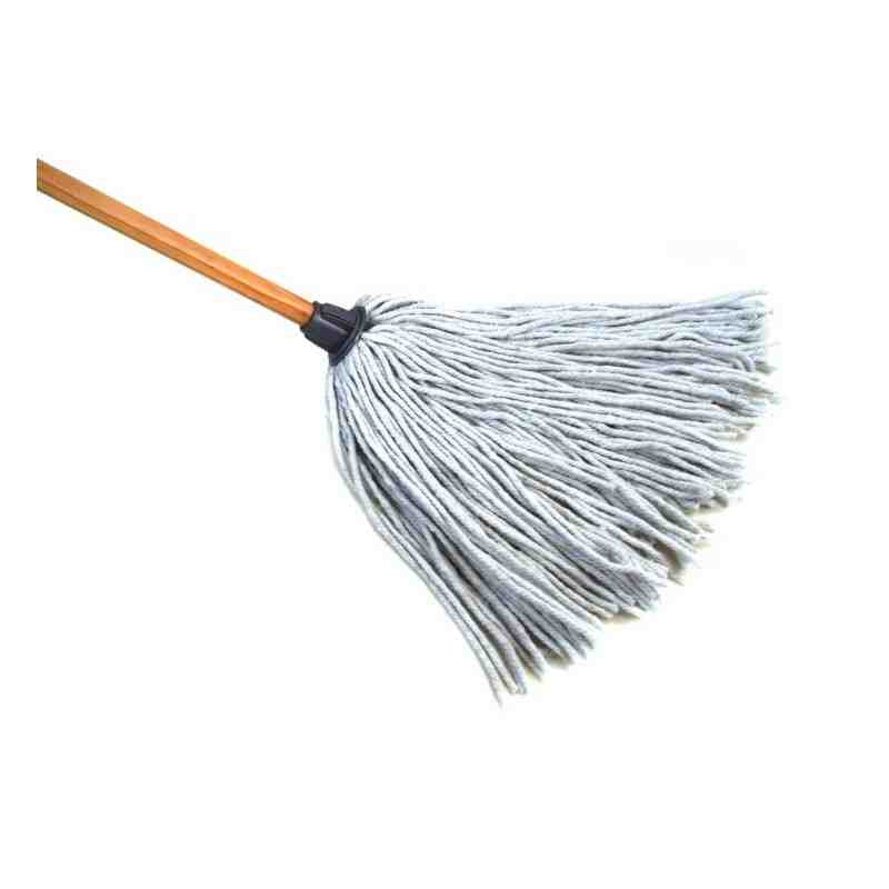 GLOBE Mop - Synthetic Yacht Mop 16oz 4-Ply w/Wood Handle 54" 6 Per Pack - [Cleaning Supplies Canada Discounts] - 4017 - [DefendU