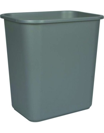 GLOBE 26 L Soft Wastebaskets - Grey - [Cleaning Supplies Canada Discounts] - 9756GRY - [DefendUse.com]