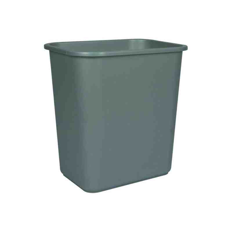 GLOBE 26 L Soft Wastebaskets - Grey - [Cleaning Supplies Canada Discounts] - 9756GRY - [DefendUse.com]