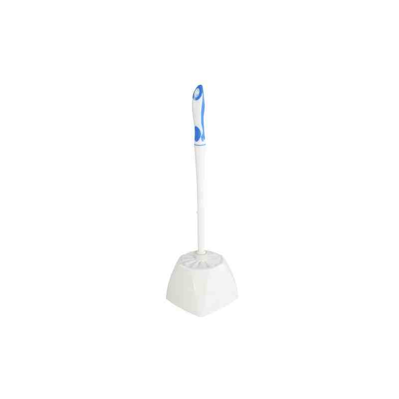 GLOBE 16 Inch Toilet Brush And Caddy Set - [Cleaning Supplies Canada Discounts] - 3452 - [DefendUse.com]