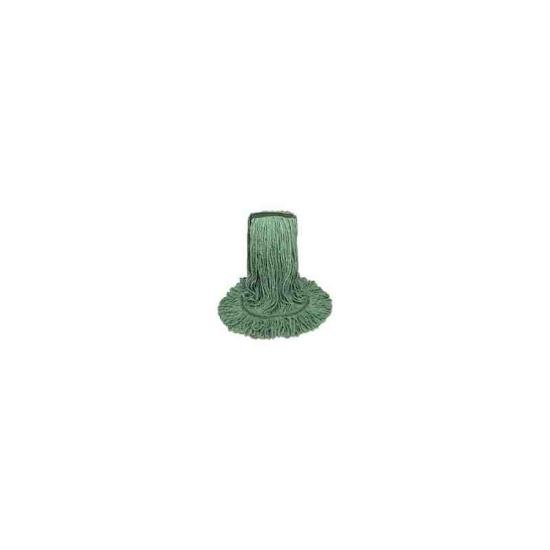 GLOBE 3832G Wet Mop - Synthetic Looped End NB 32oz - Green 12 Per Pack, Price Per EA - [DefendUse.com] - 3832G - Universal Wet M