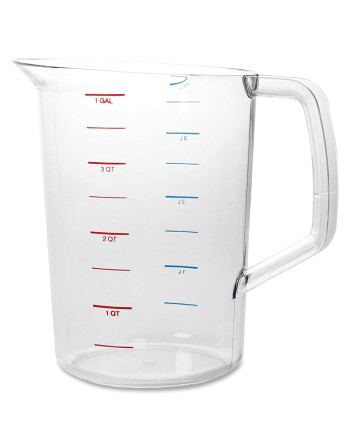 Rubbermaid Commercial Products FG321800CLR 4-Quart Bouncer Measuring Cup - [Cleaning Supplies Canada Discounts] - FG321800CLR - 