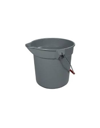 RUBBERMAID  Brute® Buckets, 2.5 US Gal. (10 qt.) Capacity, Grey - [Cleaning Supplies Canada Discounts] - FG296300GRAY - [DefendU