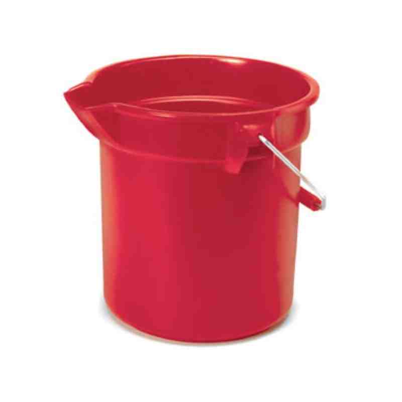 Rubbermaid FG296300RED BRUTE 10 Qt. Red Round Bucket - [Cleaning Supplies Canada Discounts] - FG296300RED - [DefendUse.com]