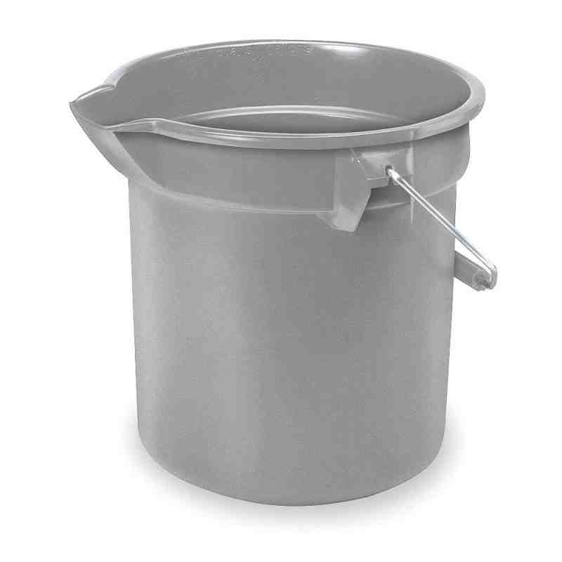 RUBBERMAID  Brute® Buckets, 3.5 US Gal. (14 qt.) Capacity, Grey - [Cleaning Supplies Canada Discounts] - FG261400GRAY - [DefendU