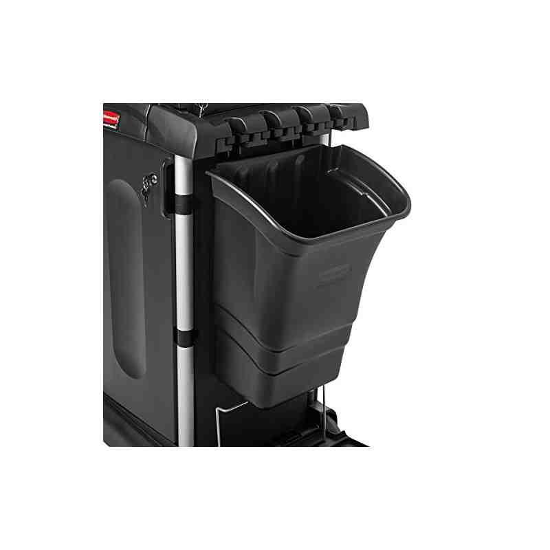 Rubbermaid FG335388BLA 8 Gallon Refuse Bin - [DefendUse.com] - FG335388BLA - Housekeeping Carts