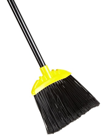 RUBBERMAID FG638906BLA Jumbo Smooth Sweep Angle Broom, 56-7/8" Long Block Length: 11-7/8" - [DefendUse.com] - FG638906BLA - Broo