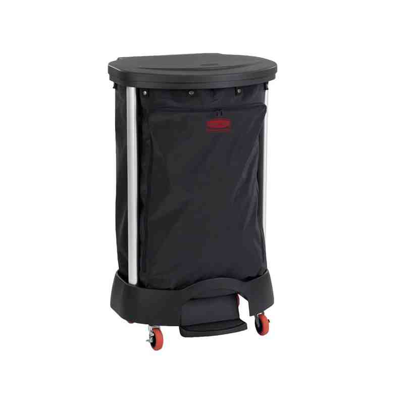 Rubbermaid FG630000BLA Premium 30 Gallon Black Linen Hamper - [Cleaning Supplies Canada Discounts] - FG630000BLA - [DefendUse.co