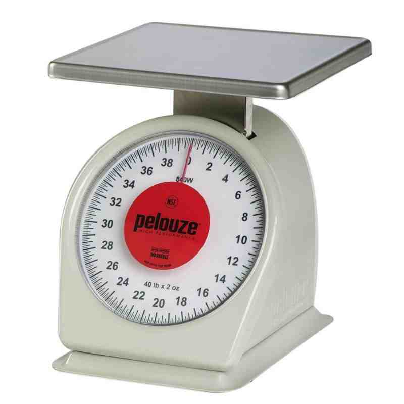 Rubbermaid Commercial Steel Washable Mechanical Portion Control Scale (FG840W) - [Cleaning Supplies Canada Discounts] - FG840W -