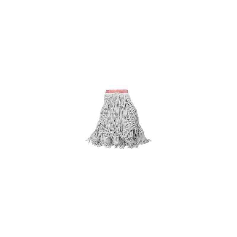 Rubbermaid FGD21306WH00 White Large Super Stitch Blend Mop Head with 1" Headband - [Cleaning Supplies Canada Discounts] - FGD213