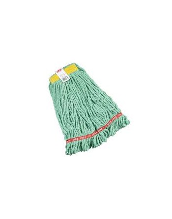 Rubbermaid FGA21106GR00 Wet Mop - Web Foot Looped End Shrinkless - 16oz 1" - Green - [Cleaning Supplies Canada Discounts] - FGA2