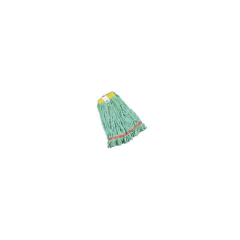 Rubbermaid FGA21106GR00 Wet Mop - Web Foot Looped End Shrinkless - 16oz 1" - Green - [Cleaning Supplies Canada Discounts] - FGA2