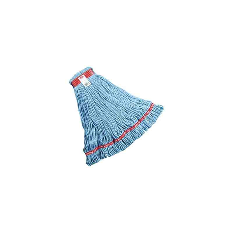 Rubbermaid FGA21106BL00  Wet Mop - Web Foot Looped End Shrinkless - 16oz 1" - Blue - [Cleaning Supplies Canada Discounts] - FGA2