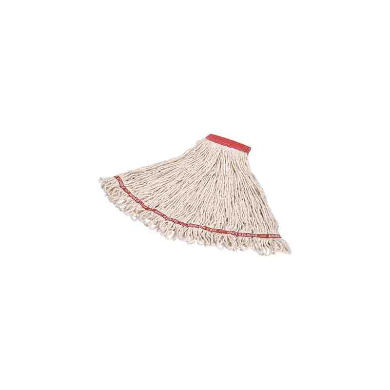 Rubbermaid FGC15206WH00 Swinger Loop Blend 20 oz. White Wet Mop with 5" Headband - [Cleaning Supplies Canada Discounts] - FGC153