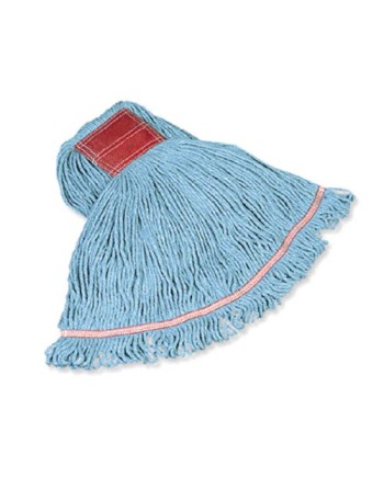 Rubbermaid FGC15306BL00 Blue Large Swinger Loop Wet Mop Head with 5" Headband - [Cleaning Supplies Canada Discounts] - FGC15306B