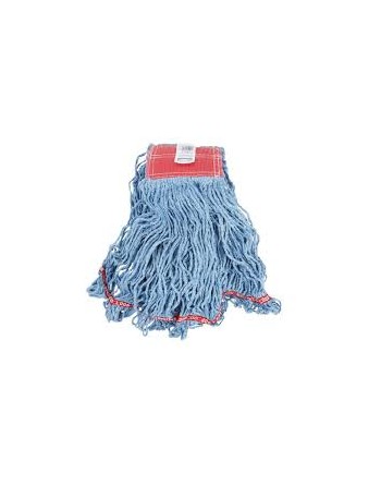 Rubbermaid FGC11306BL00 Swinger Loop Blend 24 oz. Blue Wet Mop with 1" Headband - [Cleaning Supplies Canada Discounts] - FGC1130