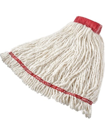 Rubbermaid FGC25306WH00 Wet Mop - Swinger Looped End Shrinkless - 29oz 5" - White - [Cleaning Supplies Canada Discounts] - FGC25