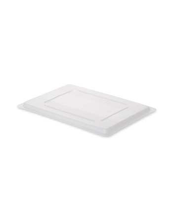 Rubbermaid FG350200WHT White Polyethylene Lid - 26" x 18" - [Cleaning Supplies Canada Discounts] - FG350200WHT - [DefendUse.com]